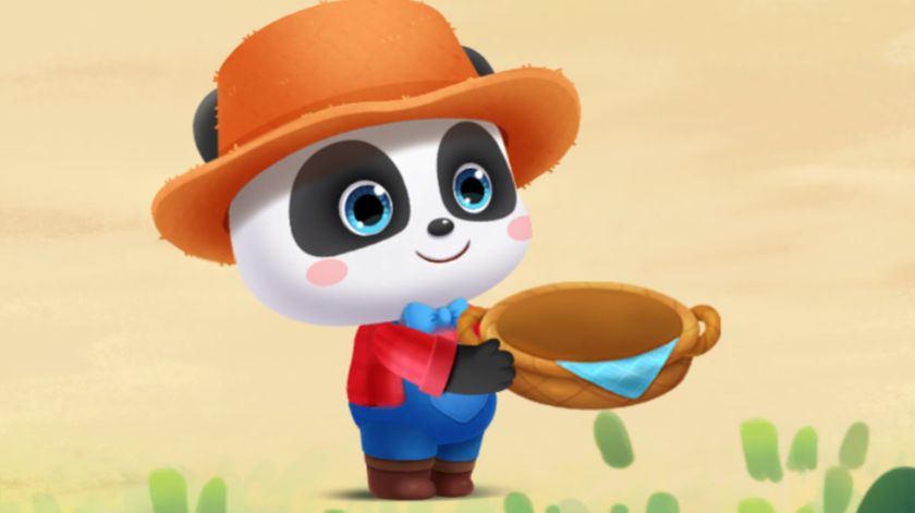 Панда. Ферма маленькой панды. Для детей.  Часть 16