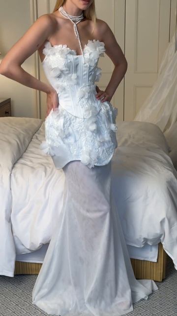 Свадебное платье Бламанже из коллекции «Я подарю тебе счастье» 2026 от бренда Дивино Роуз