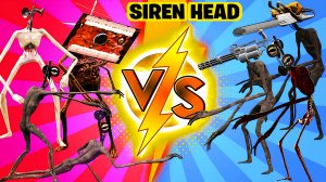 📢 СИРЕНОГОЛОВЫЙ 📢 против МОНСТРОВ ТРЕВОРА ХЕНДЕРСОНА. SIREN HEAD.
