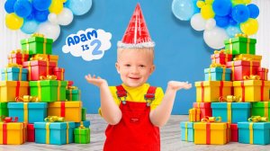 День Рождения малыша Адама! Подарки от Оливера
