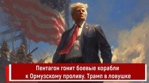 Пентагон гонит боевые корабли к Ормузскому проливу. Трамп в ловушке
