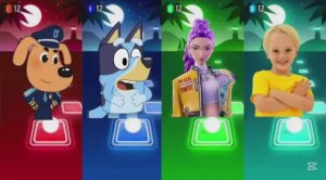 Тайлс Хоп: Музыкальный Баттл — К-Поп Охотники на Демонов, Блуи, Влад и Ники против Шерифа Лабрадора