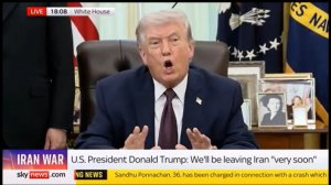 Trump incoherent babble on live TV. Tell him Iran war isn't a video game NATO Is Dead? Ali Miraj Sky