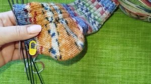 Новая пряжа🧶 Пятка готова🧦