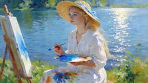 Визуальные поэмы -   Клод Моне `Мерцающее озеро`