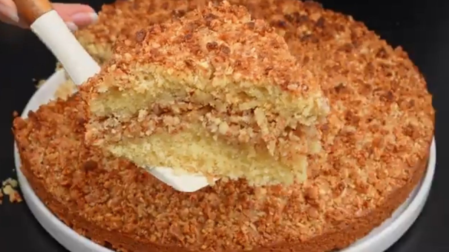 Пирог с орехами | Ореховый пирог с грецкими орехами и миндалем