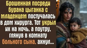 Истории из жизни. Брошенная посреди бурана цыганка с младенцем постучалась в дом хирурга.