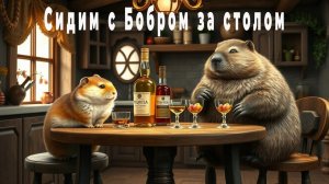 Сидим с Бобром за столом. Мем 2026