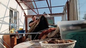 1АПРЕЛЯ ПОГОДА 🔥ЧИСТИМ В ОГОРОДЕ...