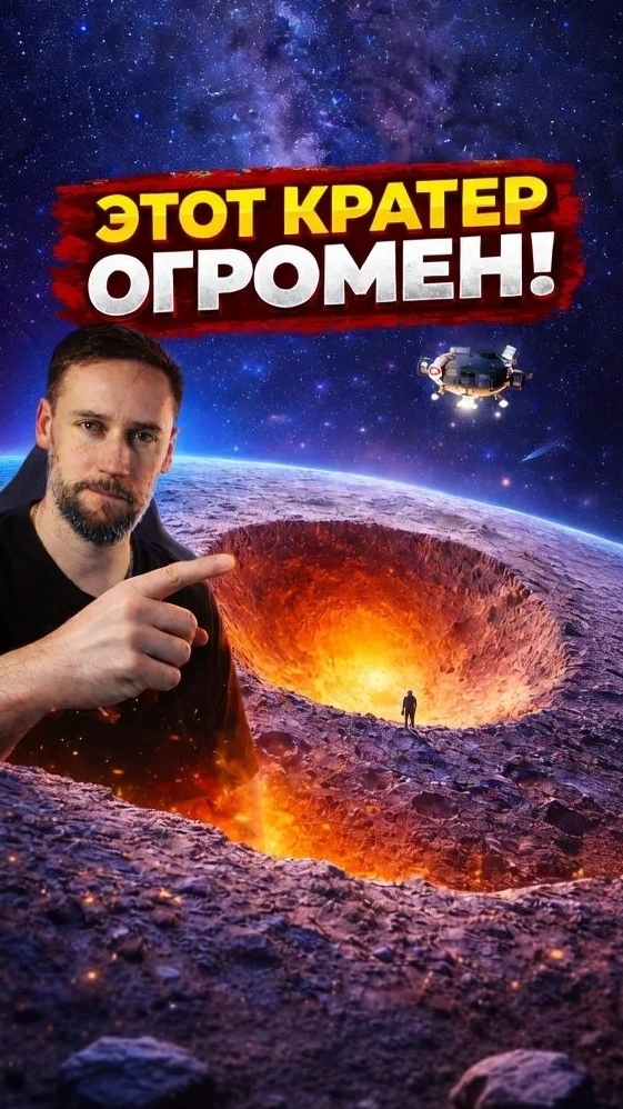 Самый большой кратер в Солнечной системе скрывает ТАЙНУ