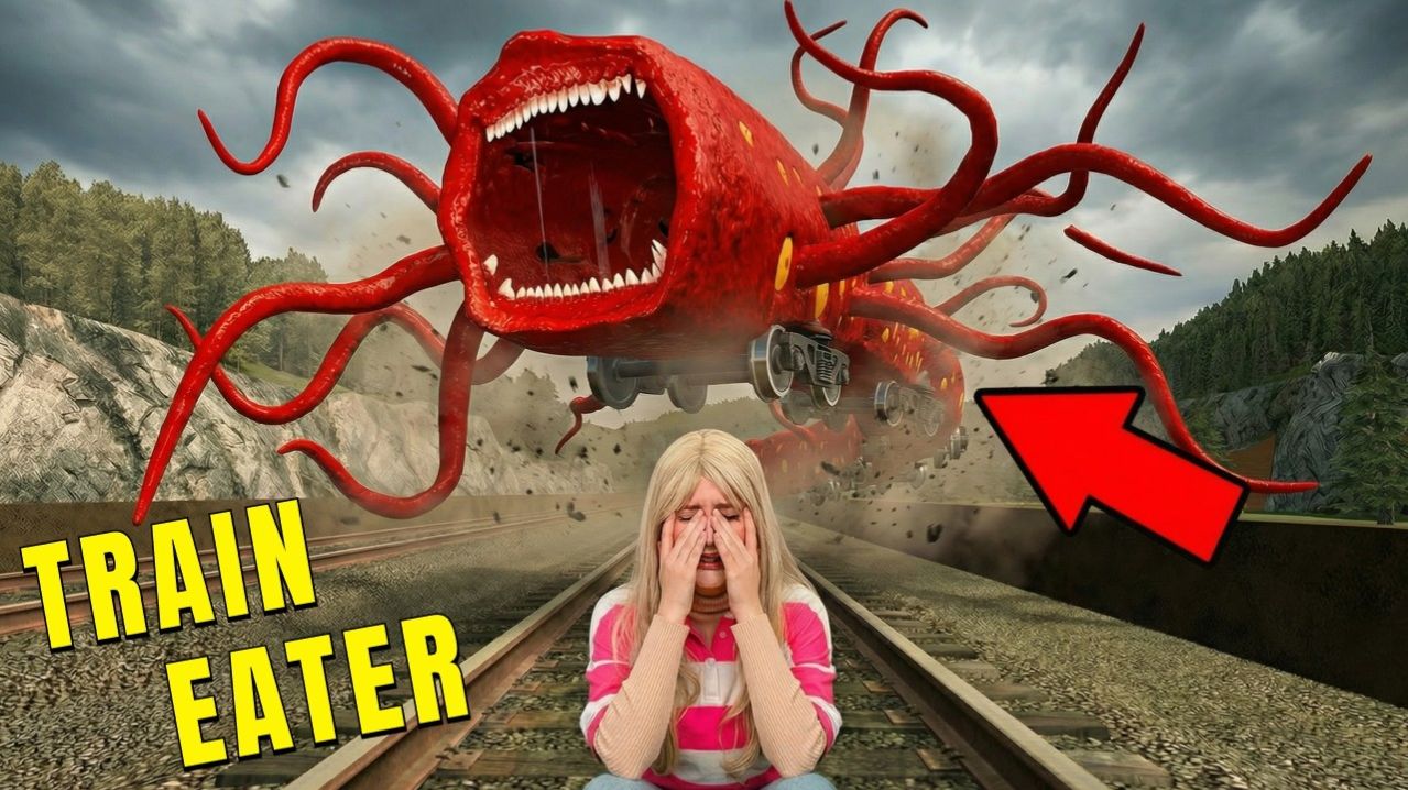 НИКОГДА НЕ ВХОДИ В ПОЖИРАТЕЛЬ ПОЕЗДОВ!!!