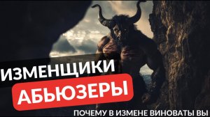 изменщик-абьюзер обвиняющий в измене вас