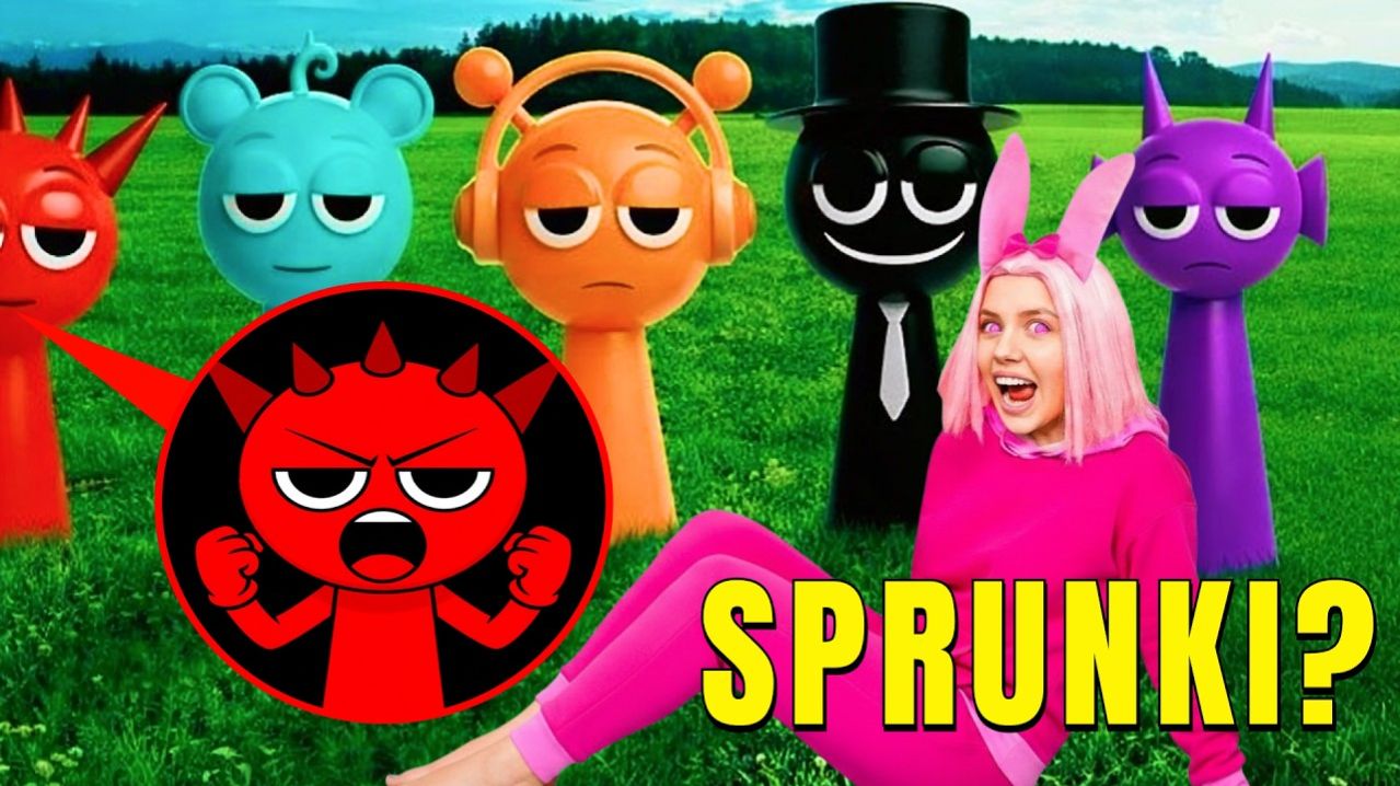 АЛИНА СТАЛА SPRUNKI, А ПОТОМ МЫ СНЯЛИ SPRUNKI vs POPPY PLAYTIME в реальной жизни!!