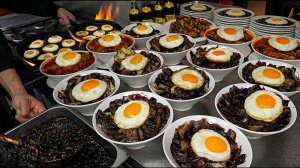 Корейская уличная еда | Лапша с соусом из черных бобов