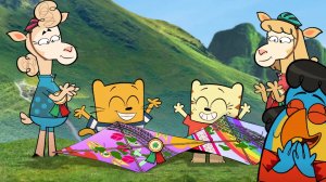 Олли и Мун,  70 серия. Гватемальский фестиваль змеев