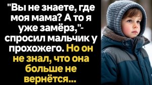 ИСТОРИИ ИЗ ЖИЗНИ/Вы не знаете, где моя мама? А то я уже замёрз ждать!- спросил мальчик у прохожего