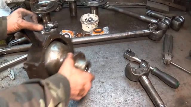 УАЗ 469 - Ремонт переднего моста - Часть 2