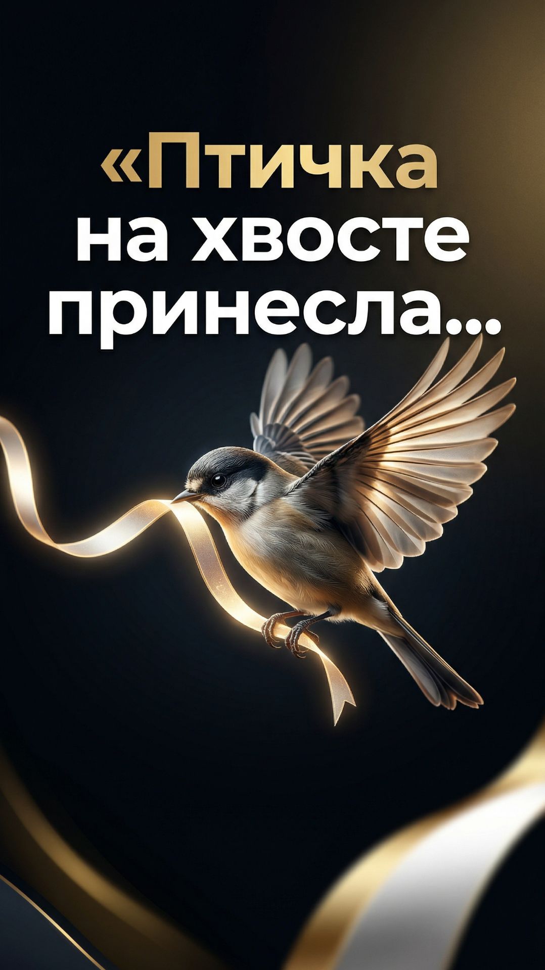 Птичка на хвосте принесла…
