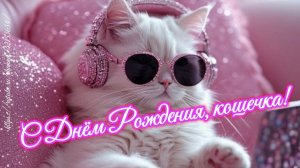 С днём рождения, кошечка!