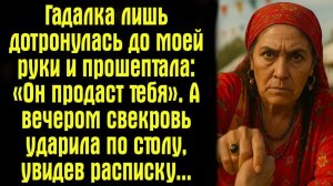 Истории из жизни. Гадалка лишь дотронулась до моей руки и прошептала： «Он продаст тебя»