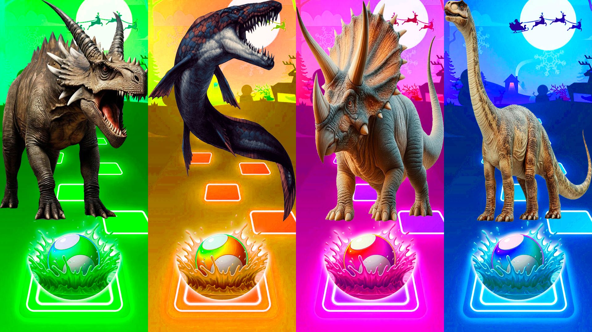 Coffin Dance Динозавры 393 уровень - Мультики про Динозавров | МУЛЬТФИЛЬМЫ ДИНОЗАВРЫ в Tiles Hop