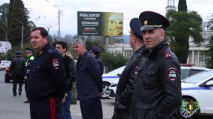 Боле 100 автомобилей растонировано в ходе рейдового мероприятия в городе Сухум 31 марта.