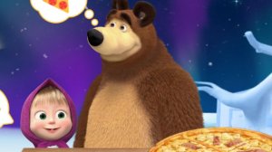 Маша и Медведь. Маша готовит пиццу для пингвина. Пиццерия Часть 11.