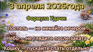 Народные приметы на 3 апреля 2026 года