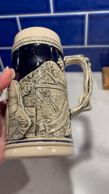 Баварская пивная кружка. Керамика.