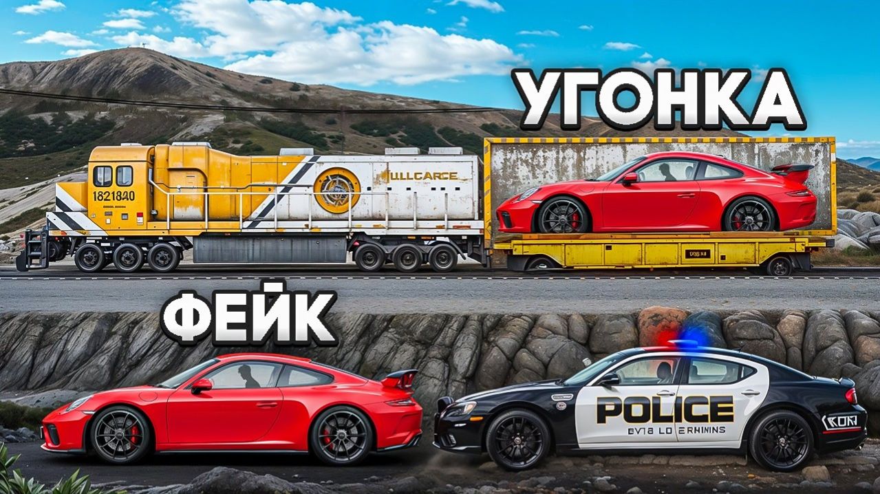 СПРЯТАЛ УГОНКУ от ГОСНИКОВ на GTA 5 RP MAJESTIC (4 часть)