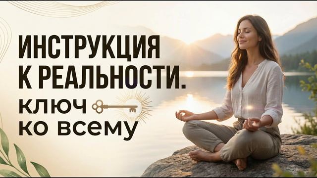 Ключ ко всему. Инструкция ✨ Короткая практика