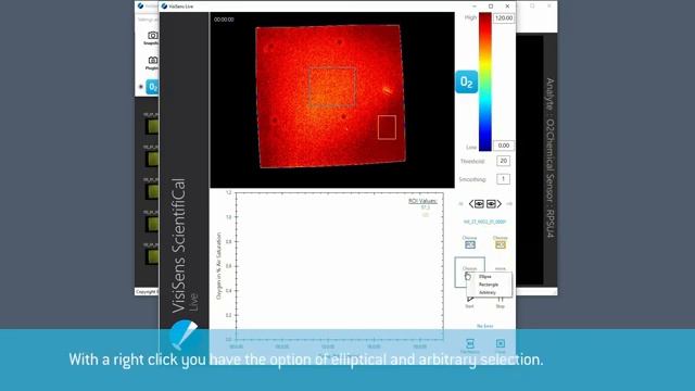 Плагин Live Plot для VS - для визуализации O2, CO2 и Ph