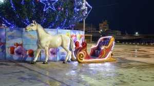 Сани с лощадью из стеклопластика, для уличноной эксплуатации. Антивандальные. г. Курск