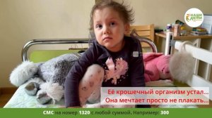 Мудрую трёхлетку Софию губит тяжёлый рак! 10% шансов на жизнь! Спасите!