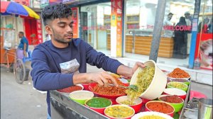 Невероятная уличная еда! Рисовый пирог с 13 уникальными специями и соленьями