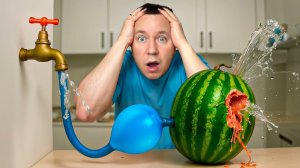 Надул Арбуз Водой!