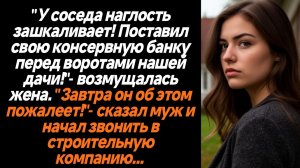 Жизненные истории/"У соседа наглость зашкаливает! Поставил свою консервную банку перед воротами наше