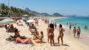 Бесстыжие красотки и пышные женщины на пляжах Бразилии