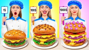 1 доллар vs 100 долларов vs 1000 долларов челлендж