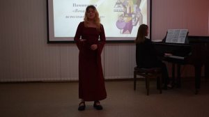 Тельнова Олеся, 12 лет - р.н.п. "Вечор ко мне девице"