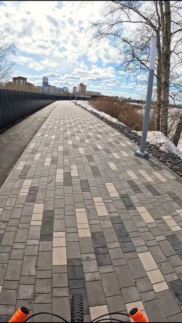 Они продлили зону отдыха заречную #велопоездка #велосипед #Тюмень