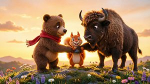 "ДРУЗЬЯ ЛЕСА" Мишка и Крош отправляются в Белоруссию к Мудрому Зубру