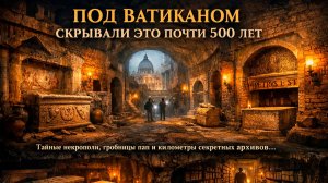Под Ватиканом скрывали это почти 500 лет