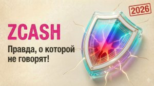2026 zCash: Правда, о которой не говорят!