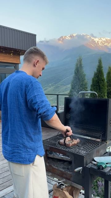 Хотели бы пожарить шашлык в таком месте?  #кавказ #путеешествия #осетия #фиагдон