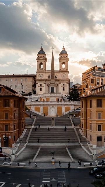 Снова на Испанской лестнице: магия Рима #Рим #ИспанскаяЛестница #путешествие