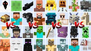 ТУРНИР МОБОВ | Битва мобов в Minecraft