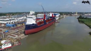 Спуск корабля на воду