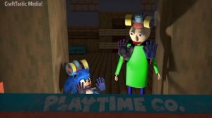 Балди и Соник против Поппи Плейтайм Глава 3 Часть 2 в MINECRAFT Озвучка Яндекс