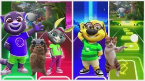 МУЛЬТИКИ, ГОВОРЯЩИЙ ТОМ 🐱 БЕН, БЕККА И ХЭНК! 🏆 КТО круче ТАНЦУЕТ? МЕГА-БАТТЛ друзей